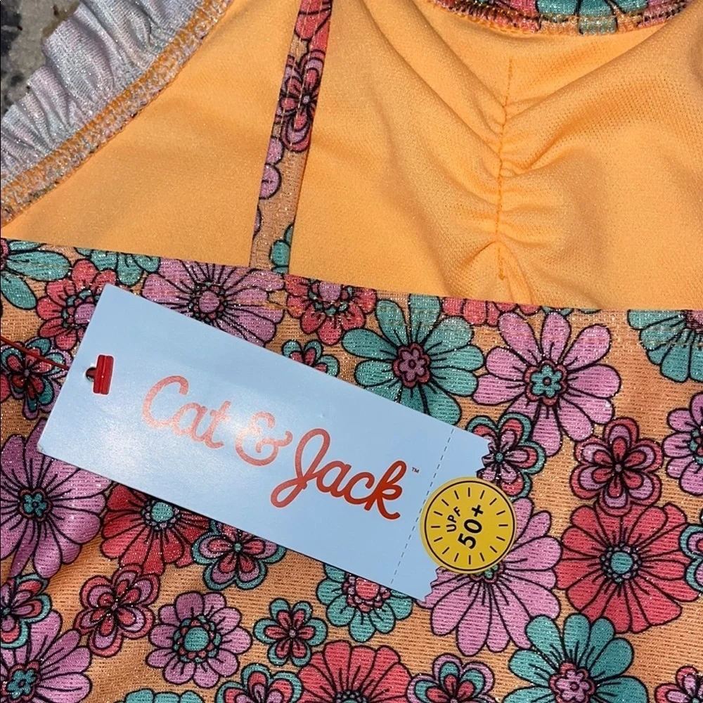 Girls' Floral Treasures One Piece Swimsuit - Cat & Jack™